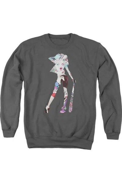 Gildan Batman Scene Inside Adult Crewneck Sweatshirt In Pink
