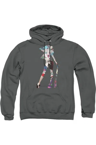 Gildan Batman Scene Inside Adult Pull Over Hoodie / Hooded Sweatshirt In Pink