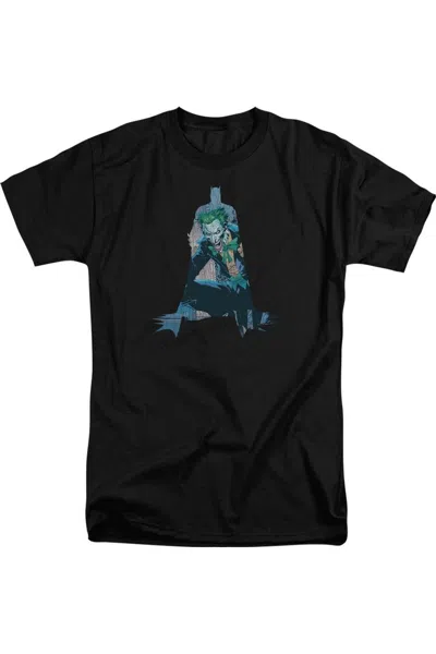 Gildan Batman Scene Inside Short Sleeve Adult Tall Tee / T-shirt In Black