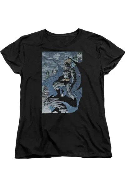 Gildan Batman Seurbat Short Sleeve Women´s Tee / T-shirt In Black