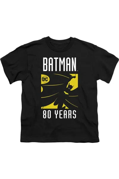 Gildan Kids' Batman Silhouette Short Sleeve Youth Tee / T-shirt In Black