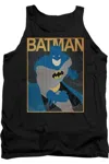 Gildan Batman Simple Bm Poster Adult Tank Top In Black