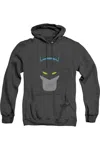 Gildan Batman Simplified Adult Heather Hoodie / Hooded Sweatshirt In Black
