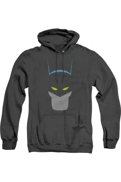 Gildan Batman Simplified Adult Heather Hoodie / Hooded Sweatshirt In Black