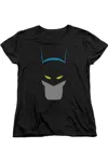 Gildan Batman Simplified Short Sleeve Womens Tee / T-shirt In Black