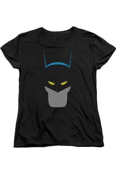 Gildan Batman Simplified Short Sleeve Womens Tee / T-shirt In Black