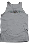 Gildan Batman Skateboard Bats Adult Tank Top In Multi