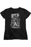 Gildan Batman Sketchy Shadows Short Sleeve Womens Tee / T-shirt In Black