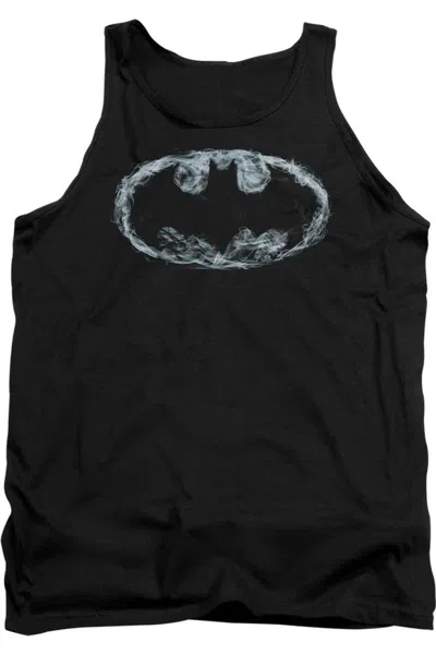 Gildan Batman Smoke Signal Adult Tank Top In Black