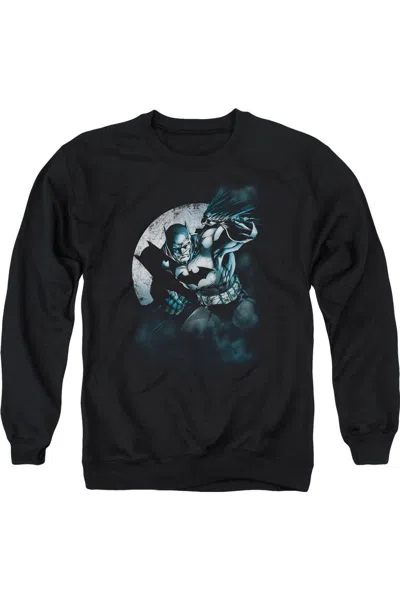 Gildan Batman Spotlight Adult Crewneck Sweatshirt In Black