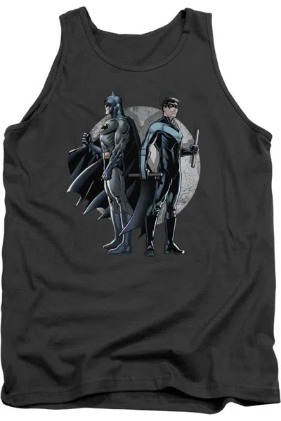 Gildan Batman Spotlight Adult Tank Top In Pink