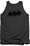 Gildan Batman Spray Paint Logo Adult Tank Top In Pink