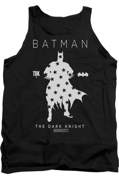 Gildan Batman Star Silhouette Adult Tank Top In Black