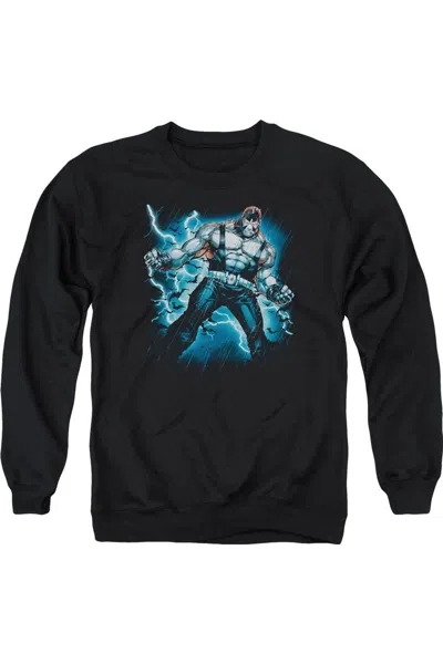 Gildan Batman Stormy Bane Adult Crewneck Sweatshirt In Black