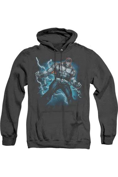 Gildan Batman Stormy Bane Adult Heather Hoodie / Hooded Sweatshirt In Black
