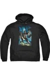 Gildan Batman Stormy Dark Knight Adult Pull Over Hoodie / Hooded Sweatshirt In Black