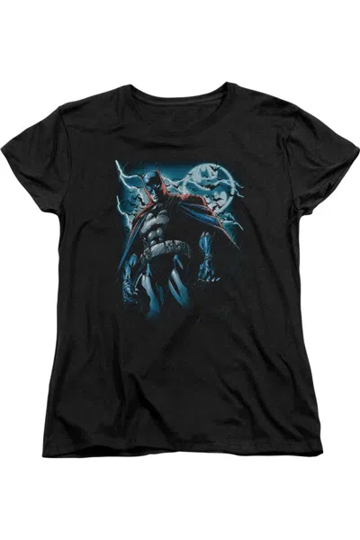 GILDAN BATMAN STORMY KNIGHT SHORT SLEEVE WOMENS TEE / T-SHIRT