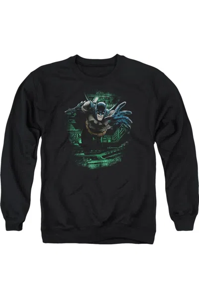 Gildan Batman Surprise Adult Crewneck Sweatshirt In Black