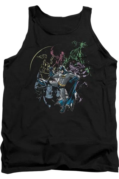 Gildan Batman Surrounded Adult Tank Top In Black