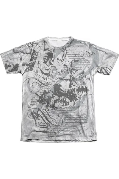Gildan Batman Tale Of The Dark Knight Adult 65/35 Poly/cotton Short Sleeve Tee / T-shirt In White