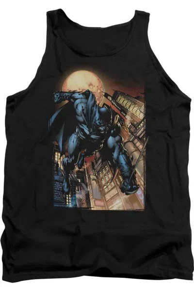 Gildan Batman The Dark Knight #1 Adult Tank Top In Black