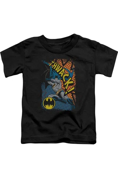 Gildan Kids' Batman Thwack Short Sleeve Juvenile Tee / T-shirt In Black