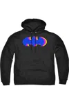 Gildan Batman Tri Colored Symbol Adult Pull Over Hoodie / Hooded Sweatshirt In Black