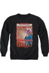 Gildan Batman Two Faces Adult Crewneck Sweatshirt In Black