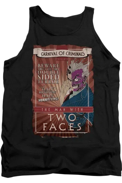 Gildan Batman Two Faces Adult Tank Top In Black