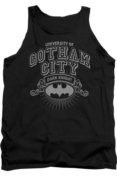 Gildan Batman University Of Gotham Adult Tank Top In Black