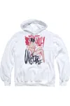 Gildan Batman Unstable Adult Pull Over Hoodie / Hooded Sweatshirt In White