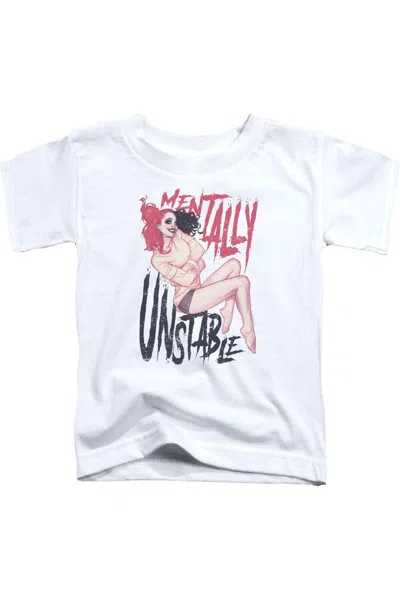 Gildan Kids' Batman Unstable Short Sleeve Youth Tee / T-shirt In White
