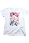 Gildan Batman Unstable Short Sleeve Women´s Tee / T-shirt In White
