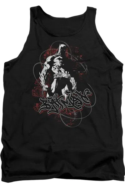 Gildan Batman Urban Gotham Adult Tank Top In Black