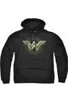 Gildan Batman V Superman Ancient Emblems Adult Pull Over Hoodie / Hooded Sweatshirt In Black