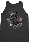 Gildan Batman V Superman Bat Head Tech Adult Tank Top In Pink