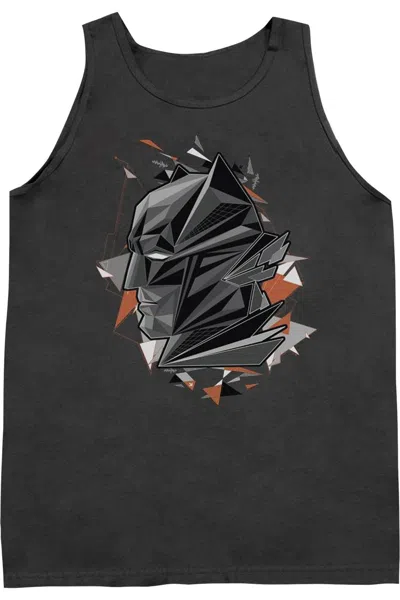 Gildan Batman V Superman Bat Head Tech Adult Tank Top In Pink
