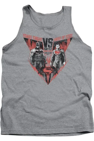 Gildan Batman V Superman Batlle For Gotham Adult Tank Top In Multi