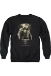 Gildan Batman V Superman Bats Ground Zero Adult Crewneck Sweatshirt In Black