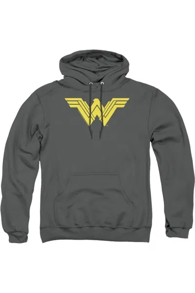 Gildan Batman V Superman Clean Line Logo Adult Pull Over Hoodie / Hooded Sweatshirt In Gray