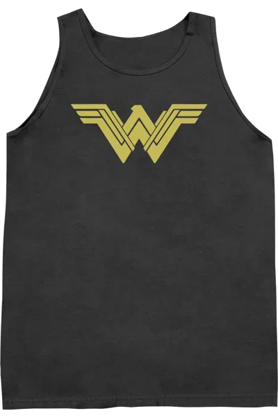 Gildan Batman V Superman Clean Line Logo Adult Tank Top In Pink