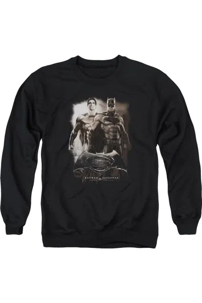 Gildan Batman V Superman Dawn Adult Crewneck Sweatshirt In Black
