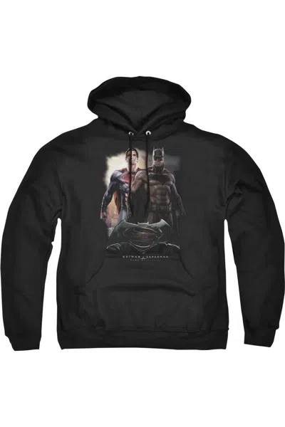 Gildan Batman V Superman Dawn Adult Pull Over Hoodie / Hooded Sweatshirt In Black
