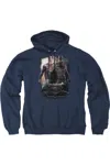 Gildan Batman V Superman Dawn Adult Pull Over Hoodie / Hooded Sweatshirt In Blue