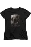 Gildan Batman V Superman Dawn Short Sleeve Womens Tee / T-shirt In Black