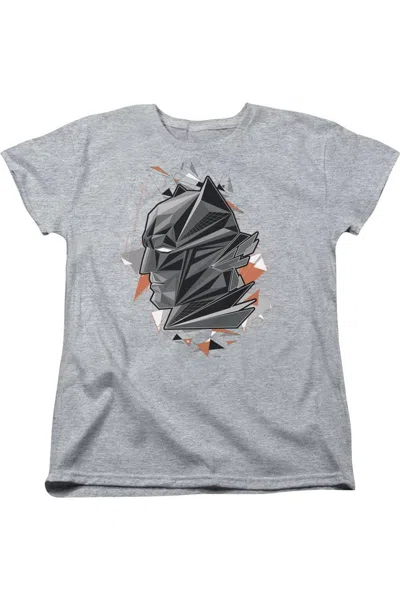 Gildan Batman V Superman Dawn Short Sleeve Womens Tee / T-shirt In Gray