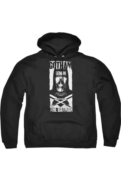 Gildan Batman V Superman Demon Bat Adult Pull Over Hoodie / Hooded Sweatshirt In Black