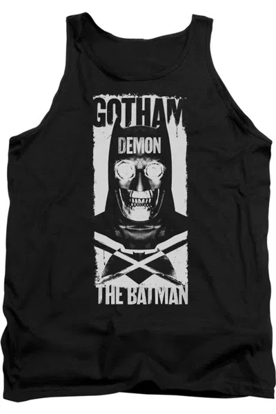 Gildan Batman V Superman Demon Bat Adult Tank Top In Black