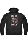 Gildan Batman V Superman False God Or Savior Adult Pull Over Hoodie / Hooded Sweatshirt In Black