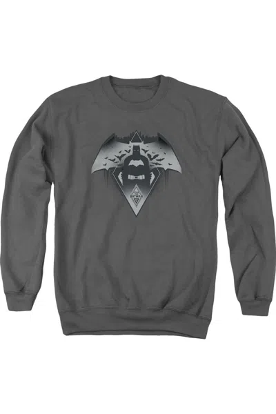 Gildan Batman V Superman Fear Adult Crewneck Sweatshirt In Pink